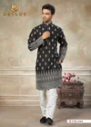 Outluk Wedding Vol 48 Pure Silk Fabric With Embroidery Work Mens Wear Kurta Payjama